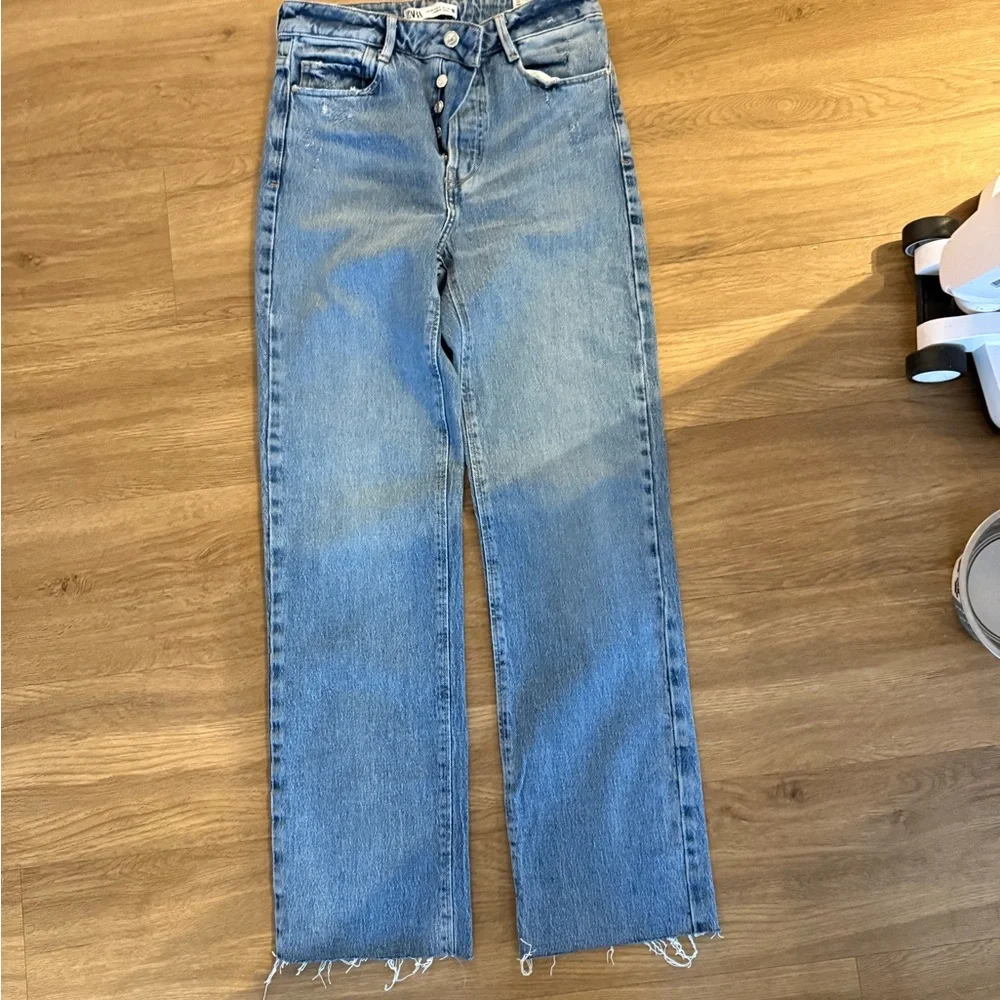 Zara - Classic Blue Women's Jeans - Picture 2 of 4